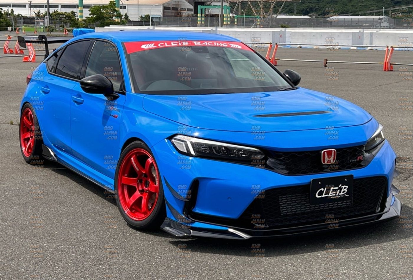 CLEIB Front Lip Spoiler Carbon Fiber - Civic Type-R FL5